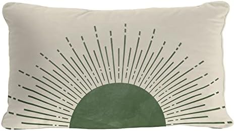 Ogilre Green Sunrise Sunrise Sunshine Sažetak Početna Djevojčice Dekora za spavaću sobu Soft bacanje jastuk