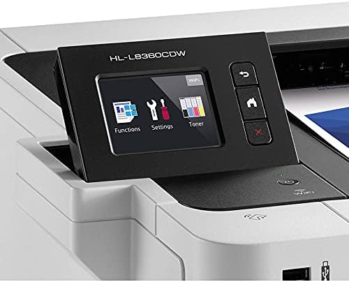 Brother HL-L8360CDW poslovni laserski štampač u boji, bežično umrežavanje, mobilno štampanje, Štampanje u oblaku, automatsko štampanje sa 2 strane, ekran osetljiv na dodir u boji od 2,7, NFC, Ethernet, Bela, Tillsiy kabl za štampač