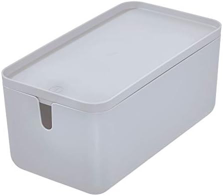 iDesign - 29843 Set plastičnih toaletnih papira i četkica za zdjelu bez BPA, kanta za odlaganje, mat siva