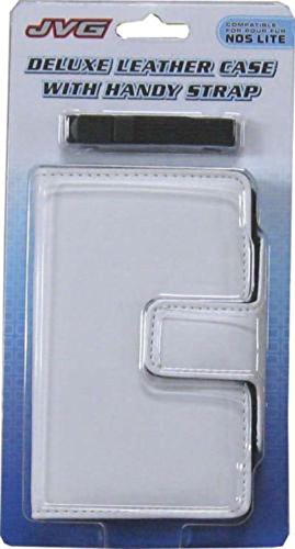 3rd Party Deluxe kožna torbica sa praktičnom trakom za NDS Lite-Bijela-Nintendo DS;