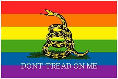 LGBT zastava ne gazi na mene 4x6 inča Amerika Amerika Sjedinjene Američke Države Naljepnica naljepnica