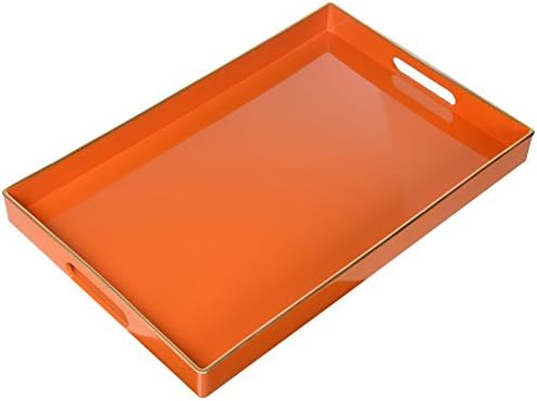 & B 42542-AB 16x10 plastična ukrasna ladica, narandžasta