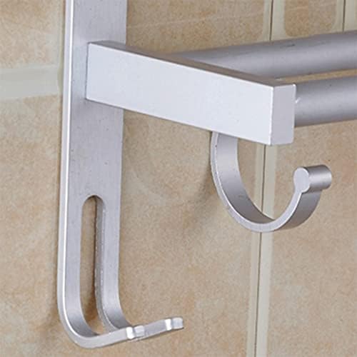 Xjjzs novi polica Aluminijski zidni nosač prostora u kupaonici pribor za pranje kupaonice zidni zid zida
