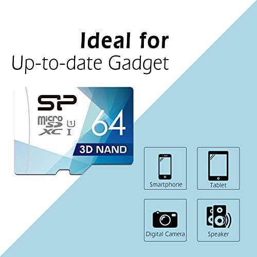Silicon Power 64GB 5-Pack MicroSD kartica velike brzine sa adapterom