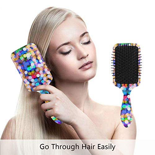 Vipsk Zračna četkica za kosu, plastične šarene šarene točke, pogodna dobra masaža i antitatska detantna