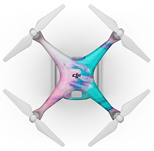 Dizajn Skinz Dizajn Skinz mramorni ružičasta i plava rajska V432 Komplet cijelog tijela Kožom-komplet Kompatibilan je s drone dji fantom 4