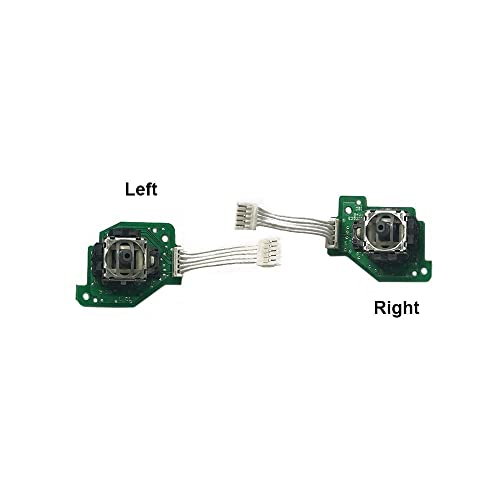 Rinbers® lijevi desni analogni džojstik sa zamjenom za montažu PCB-a i Flex kabla za Nintendo Wii U GamePad kontroler