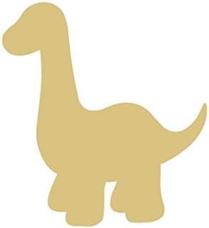 Dugi vratni Dinosaurus izrez nedovršena drvena životinja praistorijska dječija soba Igraonica