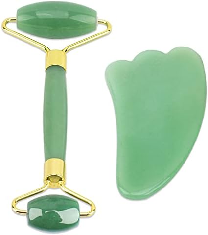 QISUO masaža Jade valjak tanka lica sa kristala zelene celulitne borbe 1pcs