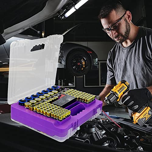 TZY baterijski Organizator 230+ futrola za skladištenje baterija velikog kapaciteta sa Tester držačem baterije