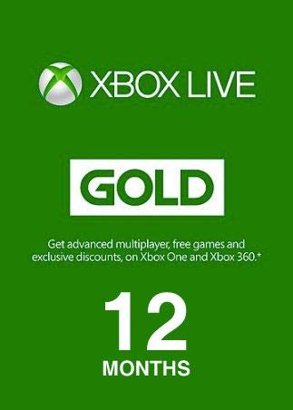Xbox Live Gold 12 mjeseci kartice
