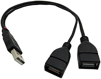 ZTOP USB 2.0 A muški utikač na 2 dual USB A adapter kabela za punjenje i podatkovne priključke za punjenje