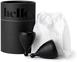 Hello Cup menstrualne čašice dvostruka kutija, bez BPA, za višekratnu upotrebu, hipoalergena,