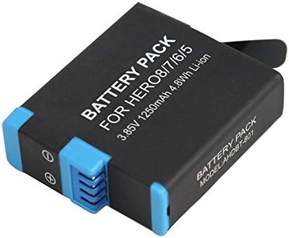 AHDBT-801 Zamjena baterije za kameru GoPro AHBBP-801 - kompatibilan sa SPJB1B Potpuno dekodiranom