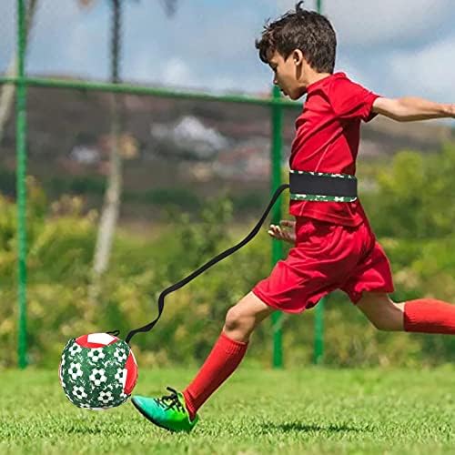 Rayuwen Solo Football Kick trener komplet za praksu nogometne pomoći s remenilačkim odraslima, besplatne vježbe