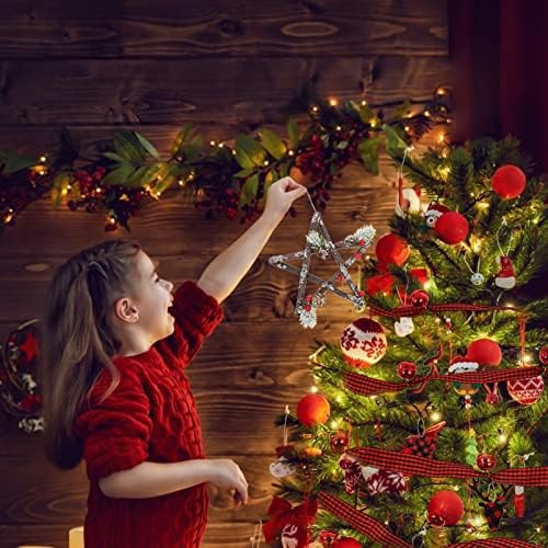 Nuobesty rustikalni božićni metalni izletnički zvonik vijenac Country Charm Jingle Bells Farmhouse Provjerena