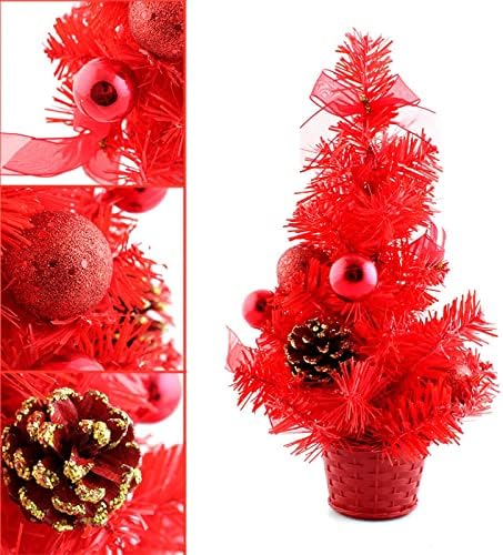 Mini božićni stablo Desktable Ornament - 2022 Novi festival Xmas party dekor poklone 30cm Xmas Tree