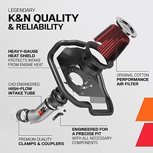 K & amp;N komplet za usis hladnog vazduha: povećajte ubrzanje& amp; režanje motora, garantovano povećanje
