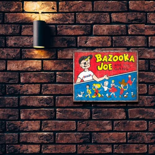 Očajna preduzeća Bazooka Gang Limeni znak-nostalgični Vintage metalni zidni dekor - proizvedeno