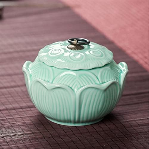 Zjhyxyh keramički oblik Čaj JAR CANISTER poklon zaptiveni spremnik Glaze Caddy Storage Jar