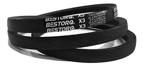 BestorQ 8V2120 gumeni remen, omotan, crni, 212 dužina x 1 širina x 0,96 visina, paket od 5