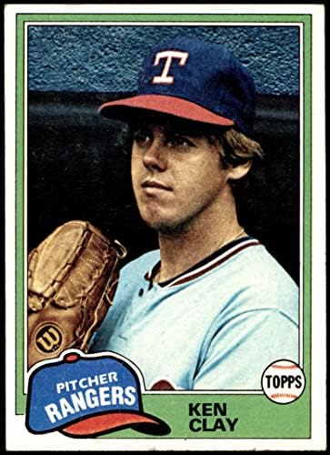 1981 gornjačića # 305 Ken Clay Texas Rangers ex Rangers
