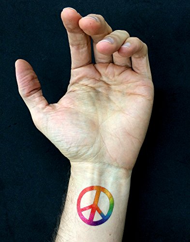 Dugi Mirovni simbol potpisuju tetovaže, 60-ih na hipi zabava favorizira