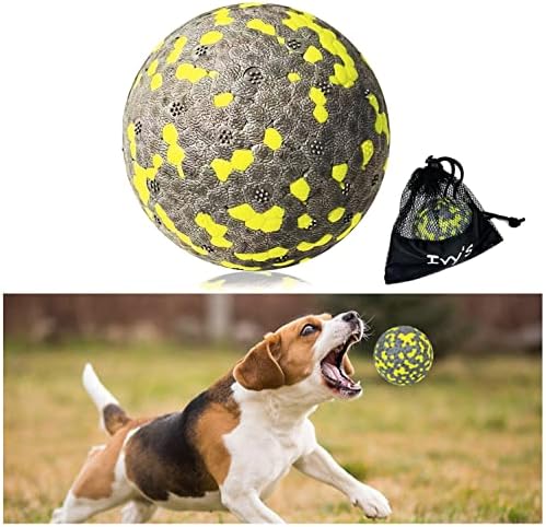 Ivy's kuglice za pse za agresivne žvakače, izdržljive loptice za pse, lagana i plutajuća, dohvaćaju igračke za velike srednje pse za dohvaćanje, žvakanje i igranje