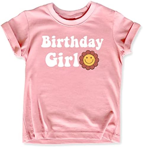 Toddler Baby Girl Rođendan majica kratki rukav 1. 2. 3RD rođendan Pamučna majica Top Pink