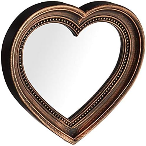 Kole Of938 zidno ogledalo antikno bronzano ogledalo u obliku srca