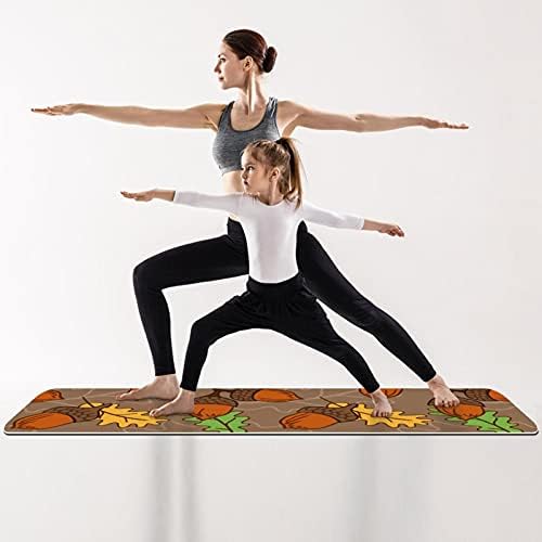 Podloga za jogu jesenji javorov list žira Eco Friendly neklizajuća podloga za fitnes vježbe