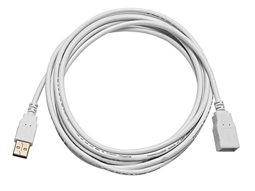 Monopricija 10 stopa USB 2.0 A mužjak do ženskog produženja 28 / 24WG kabel, bijeli