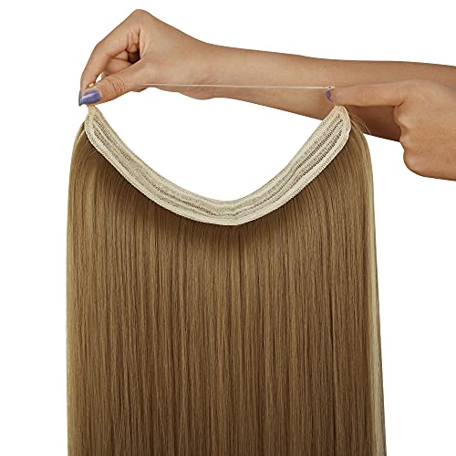 Ravne ekstenzije za kosu đumbir Brown Mix Bleach Blonde Highlight 22 Inch 4.2 Oz Long Synthetic Hairpieces