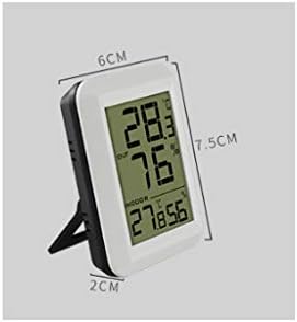 Walnuta Digital Higrometer Termometar za unutarnju termometar Termometar i mjerač vlage sa monitorom temperature