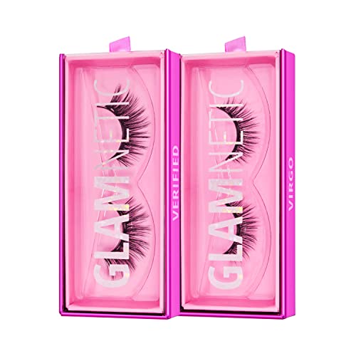 Glamnetic Magnetic Eyelashes-Djevica & Verified / 60 nosi višekratnu upotrebu Faux Mink trepavice