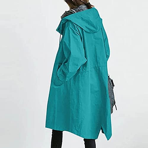 Foveguo Ženske zimske kapute, moderni poslovni kaputi ženske dugih rukava plus veličine čvrsti