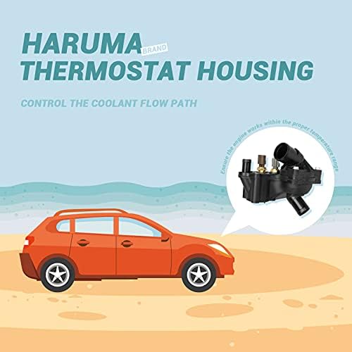 HARUMA 902-204 Termostat za termostat motora sa senzorima 1997-2001 za Merkur Planinar za Ford Explorer