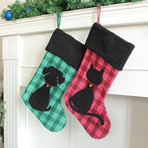 Npkgvia CANDY Pokloni Čarape Personalizirani kamin Čarapa Božić Domaća ukrasi i zabavni dodatak za djecu Obiteljski