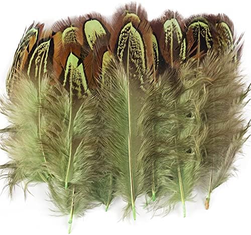 50 kom Prirodni feasan perje 2-3 inča šljiva za obrtni odjevni šivanje ukrašavanje opreme