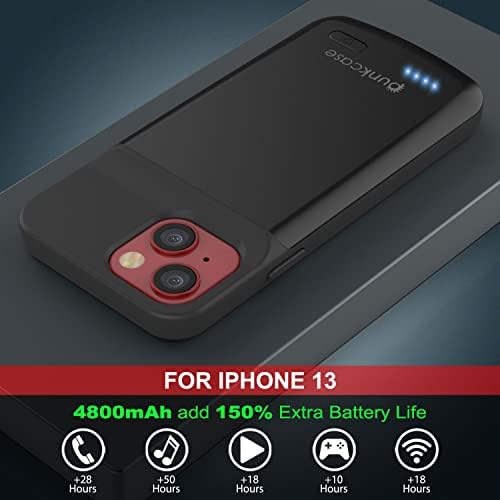 PunkJuice dizajniran za iPhone 13 baterija slučaj, 4800mah brzo punjenje Power Bank W / zaštitnik