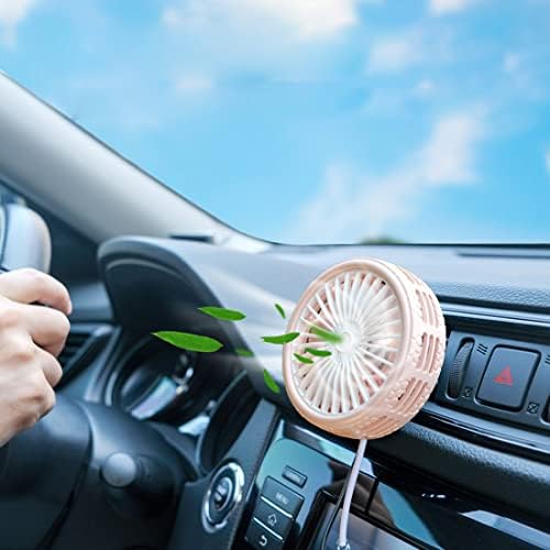 Ventilator automobila, ventilatori za hlađenje automobila sa LED bojama Svjetlosni automobil Jaki ventil Prijenosni