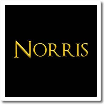 3Droza Norris Ime Cornog čovjeka u Americi. Žuta na. - željezo na transferima topline