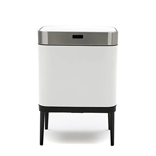 SAWQF kanta za smeće od nehrđajućeg čelika automatski kuhinjski ormar skladište alati za čišćenje