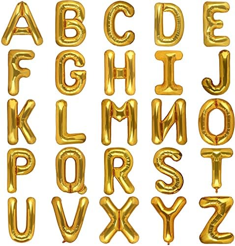40-inčno gigantsko zlato slovo E balon rođendan ukrasi za zabavu Mylar foil abeceda helijum baloni