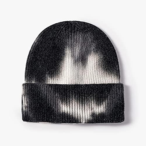 Zimske pletene kape za žene, ženska gusta topla zima zimska šešir Stretch topla lubanja skijaških kapa za hladno vrijeme