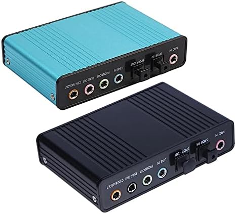LMMDDP USB 6 Channel 5.1 Vanjska optička Audio zvučna kartica za prenosni računar laptop profesionalna Vanjska