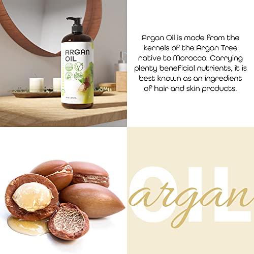 Arganovo ulje za kosu ulje za suhu oštećenu kosu i rast, Argonovo ulje Serum za ulje za kosu