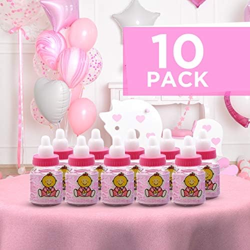 Vaši omiljeni trenuci Mini boce: 10 pakirajte ružičaste boce s malim zabavama s poklopcima - suvenir