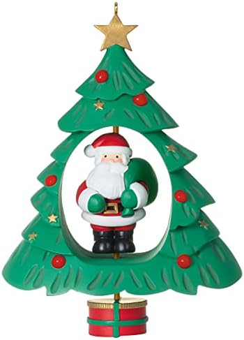 Hallmark Uspomenu Božić Ornament 2021, Predenje Santa, Pokret