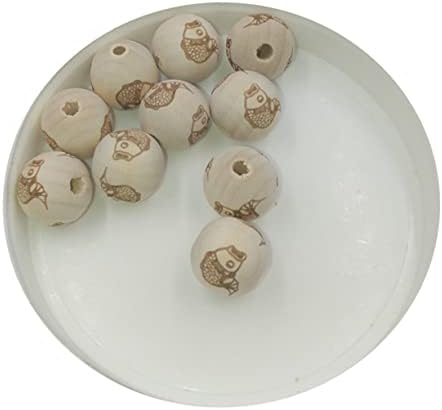 SEWACC 20pcs beading Supplies Bulk perle Juguetes nedovršene drvene perle drvene zanatske perle